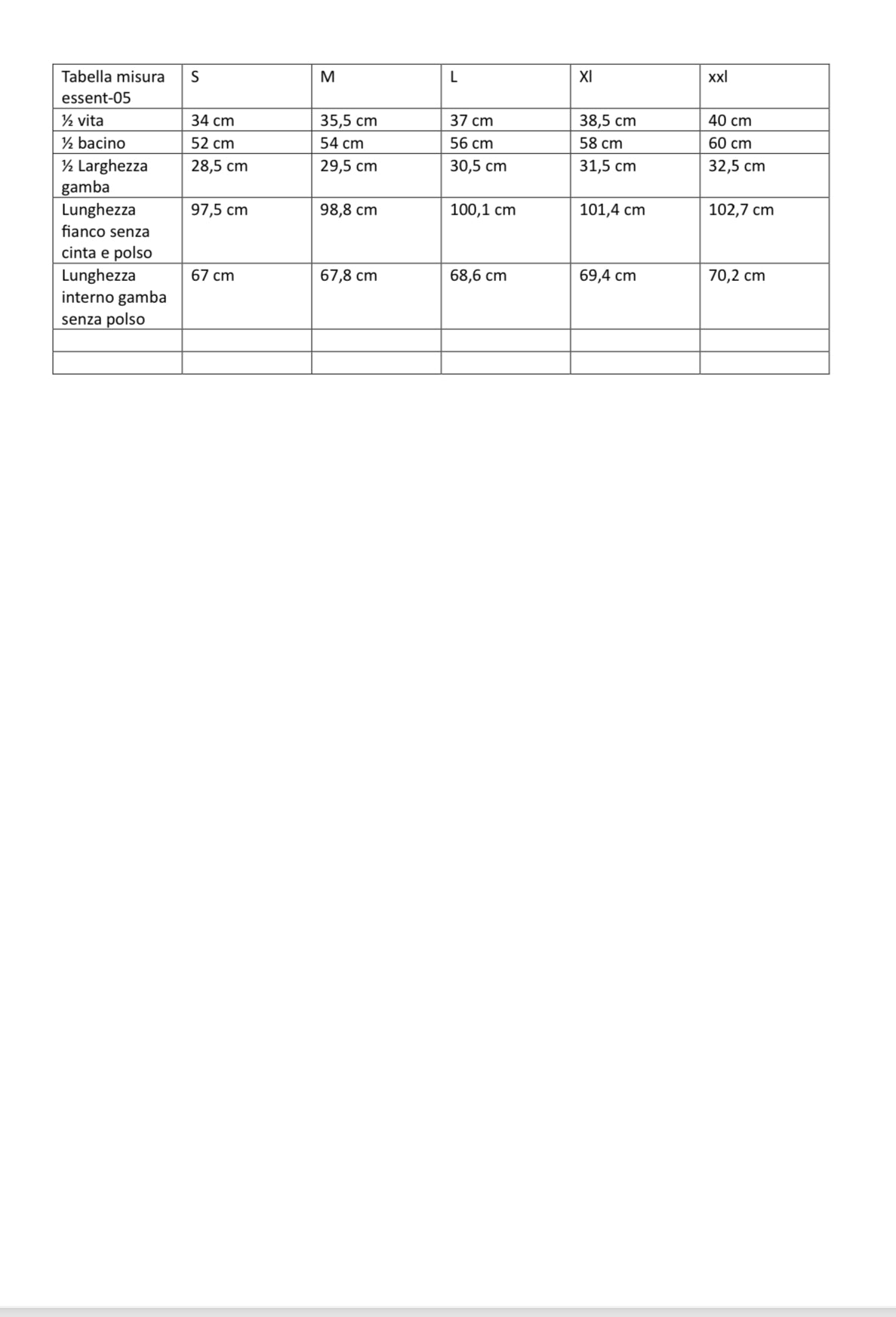 Pantaloni di Tuta - Essential Line