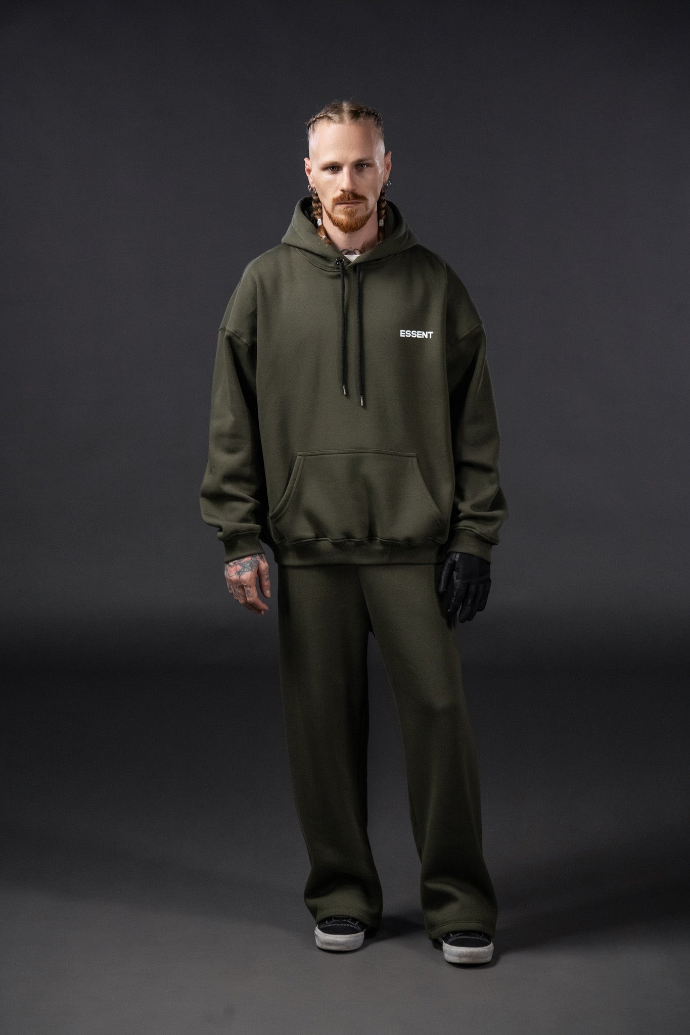 Felpa con Cappuccio Oversize - Essent Original