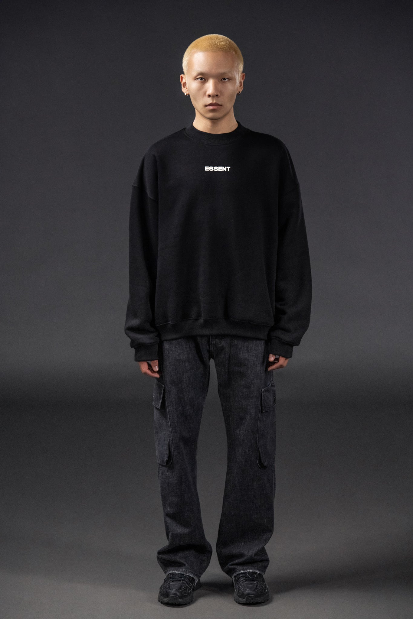 Oversized Crew Neck Sweatshirt - Essent Original
